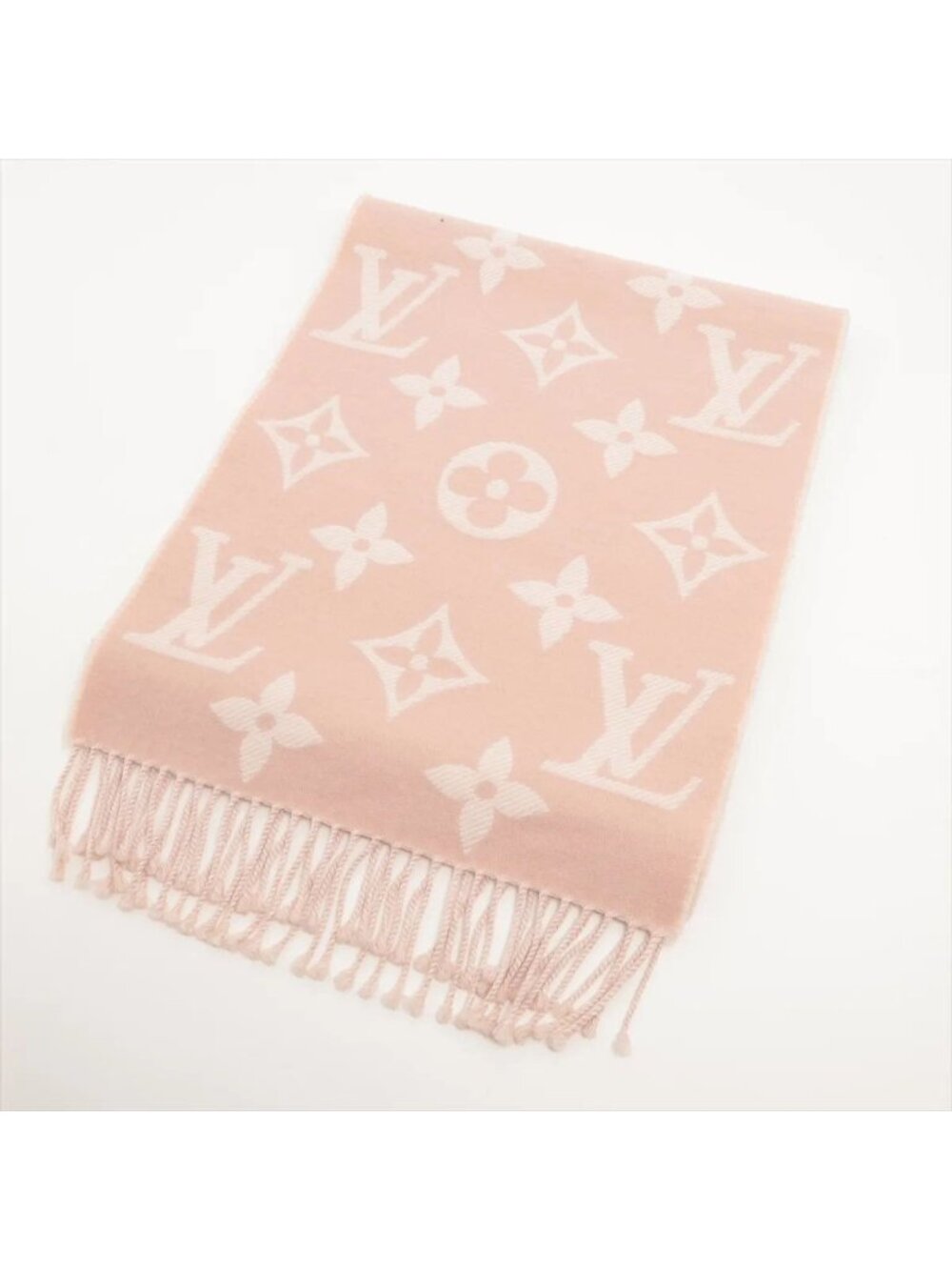 Louis Vuitton Echarpe Simply LV Monogram Scarf Pink